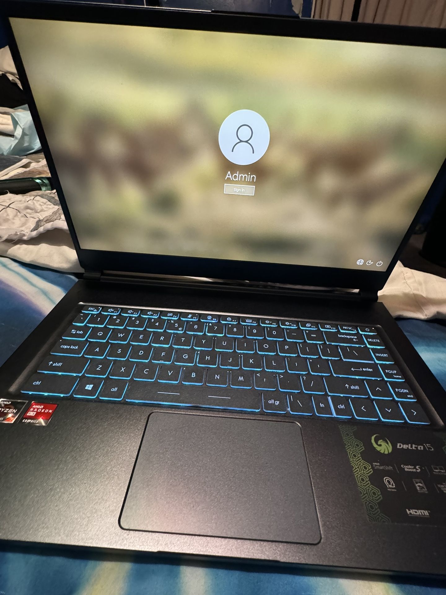 Msi Delta 15 Gaming Laptop 