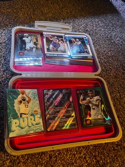 Mixed Trading Card Lot - NBA Hoops, Bowman Chrome, Pokemon