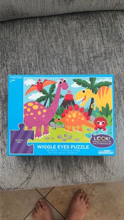 Wiggle eyes puzzle