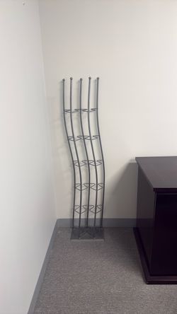 Silver metal CD tower