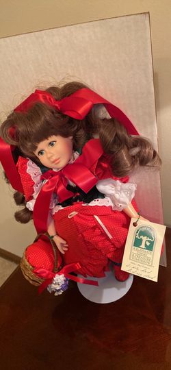 Little Red Riding Hood Doll with Stand