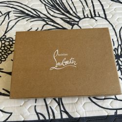 christian louboutin Box For Wallet. See Pics For Size