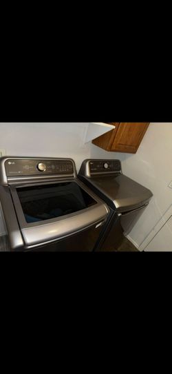 LG electric dryer and washer