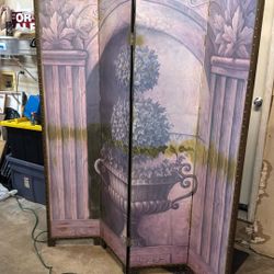 Divider Screen Hand Painted