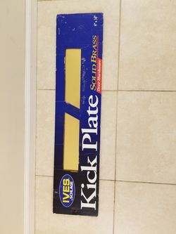 Kick Plate - Solid Brass - New