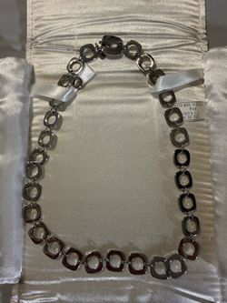 Stainless steal necklace and bracelet from Daniels jewelry