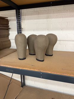 Canvas Mannequin Wig Heads – Set of 4