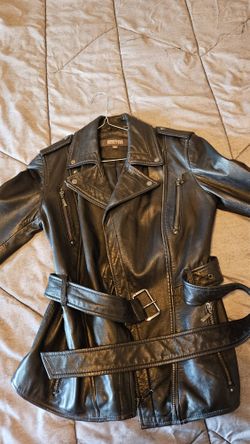 leather women jacket Kenneh Cole