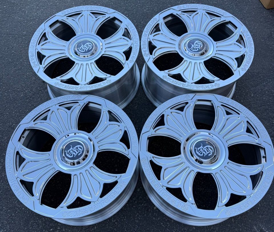 Chrome heart Rims Brand New Forged 
