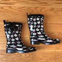 Capelli New York Ladies Mid-Calf Rubber Rain Boots