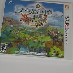 Fantasy Life Nintendo 3DS CiB Tested Works