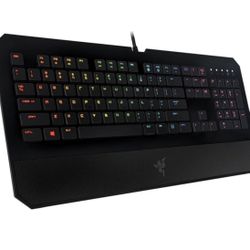 Razer DEATHSTALKER CHROMA gaming keyboard . retails for $170