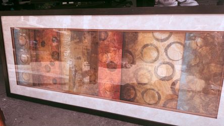 Large Framed Abstract Wall Art
