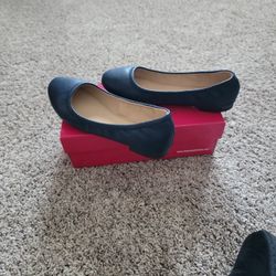 Navy Blue Ballet Flats Size 6