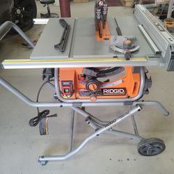 New..never Used Ridgid Portable Pro Table Saw