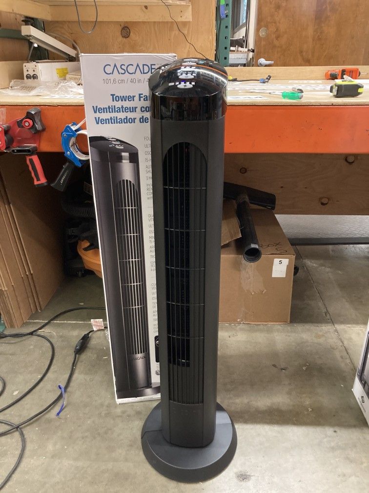 Costco - Cascade 40" Tower Fan - Retail $29