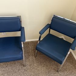 Two Mid-Century Modern Chairs From “Mad Men” Set