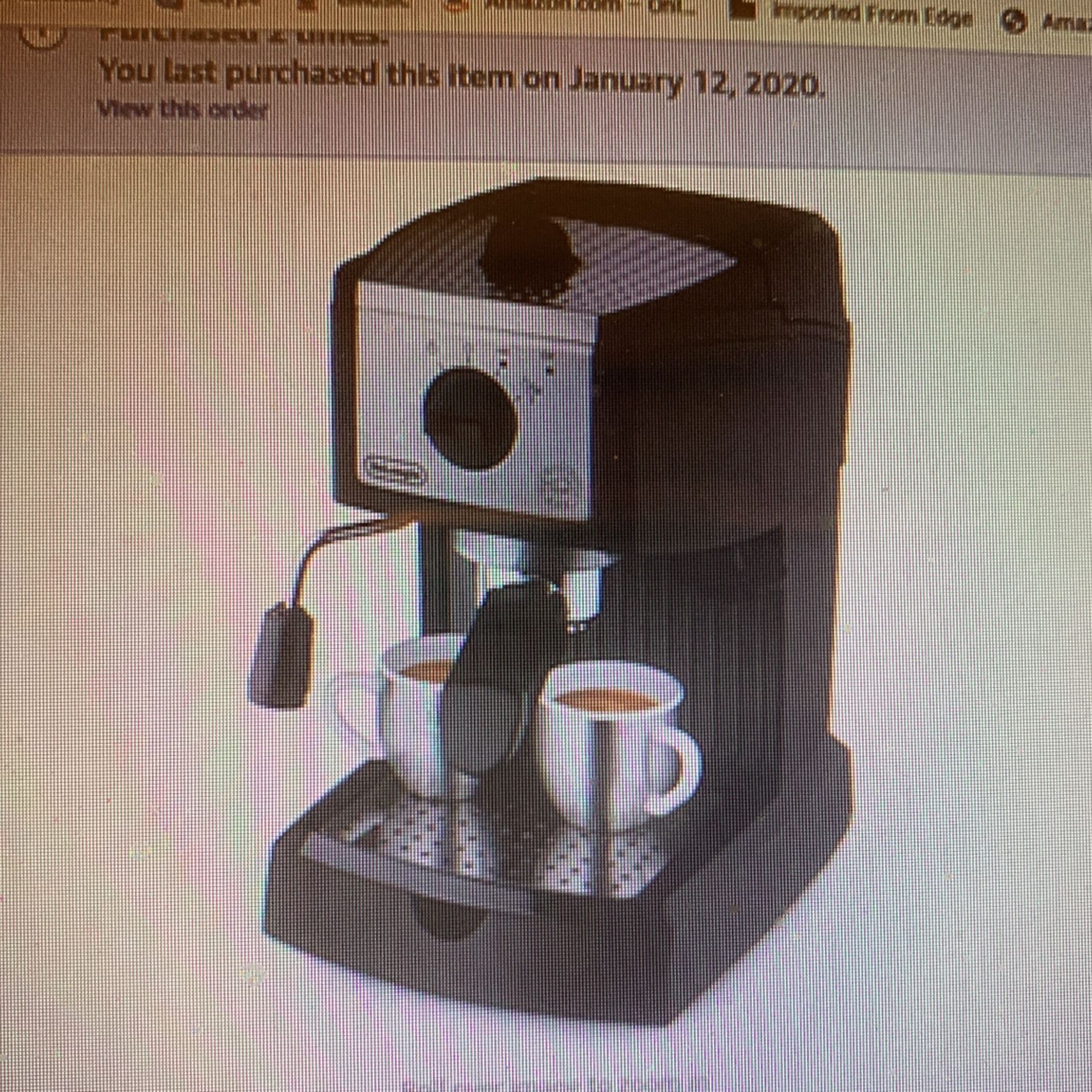 De’Longhi EC155 15 Bar pump espresso and cappuccino maker, black