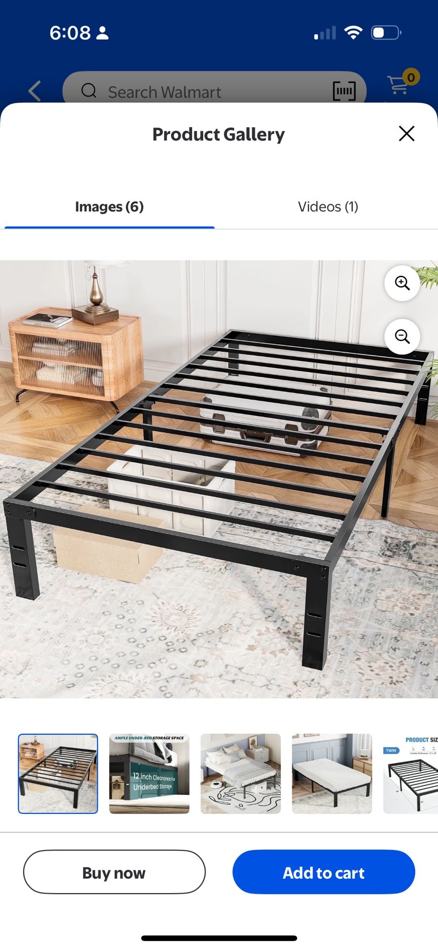 Metal Twin Bed Frame