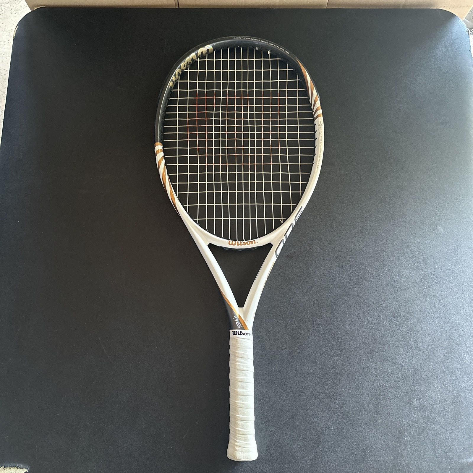 Wilson BLX One 118 16x19 262g Tennis Racket w/ Pro Overgrip