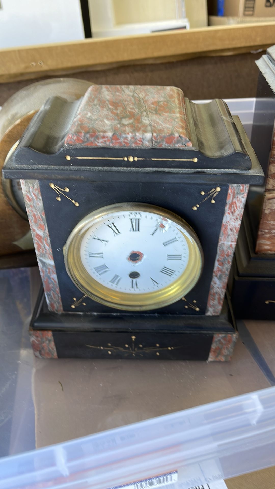 Antique mantel clock