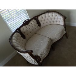Kimball Set Loveseat And Chair Furniture Manufactured In 1988  Coffee Table 