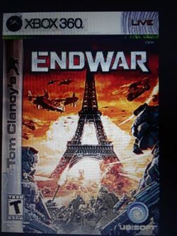 Xbox 360 tom Clancy end of war