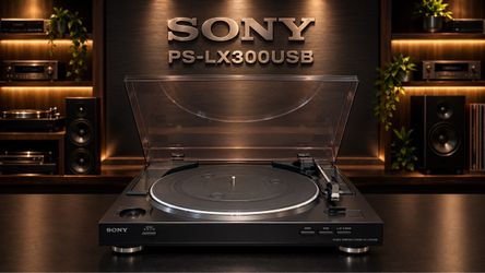 Sony PS-LX300USB Turntable Record Player - Serviced