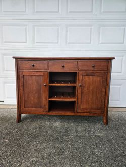 Crate & Barrel Sideboard / Buffet Solid Wood