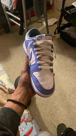 nike men dunks low blue