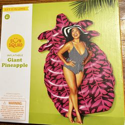 Sun Squad Inflatable Giant Pineapple Float