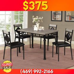 New Dining Table With 4 Chairs - Delivery And Financing Available 