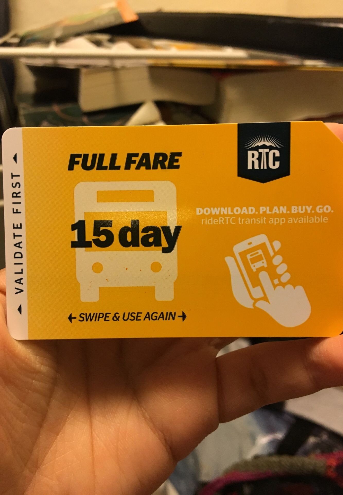 15 DAY BUS PASS