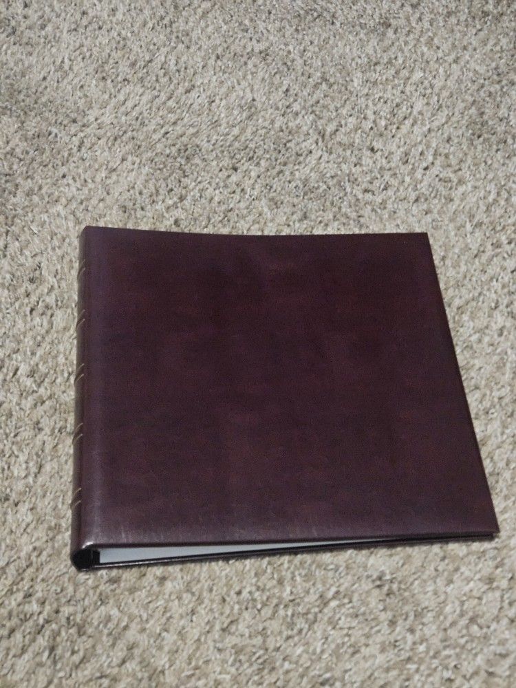 Vintage Herrington CD\DVD\Blu-ray Portfolio Genuine Leather Burgandy NEW
