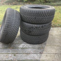 4 used 255/60R18 good year tires eagle enforcer winter pick up only in great condition