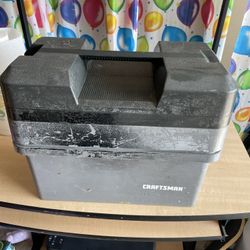 Craftsman Tool Box Organizer With Stacking Trays Gray Plastic Portable