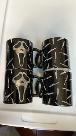 Scream Ghostface Coffee Mugs Set of 4