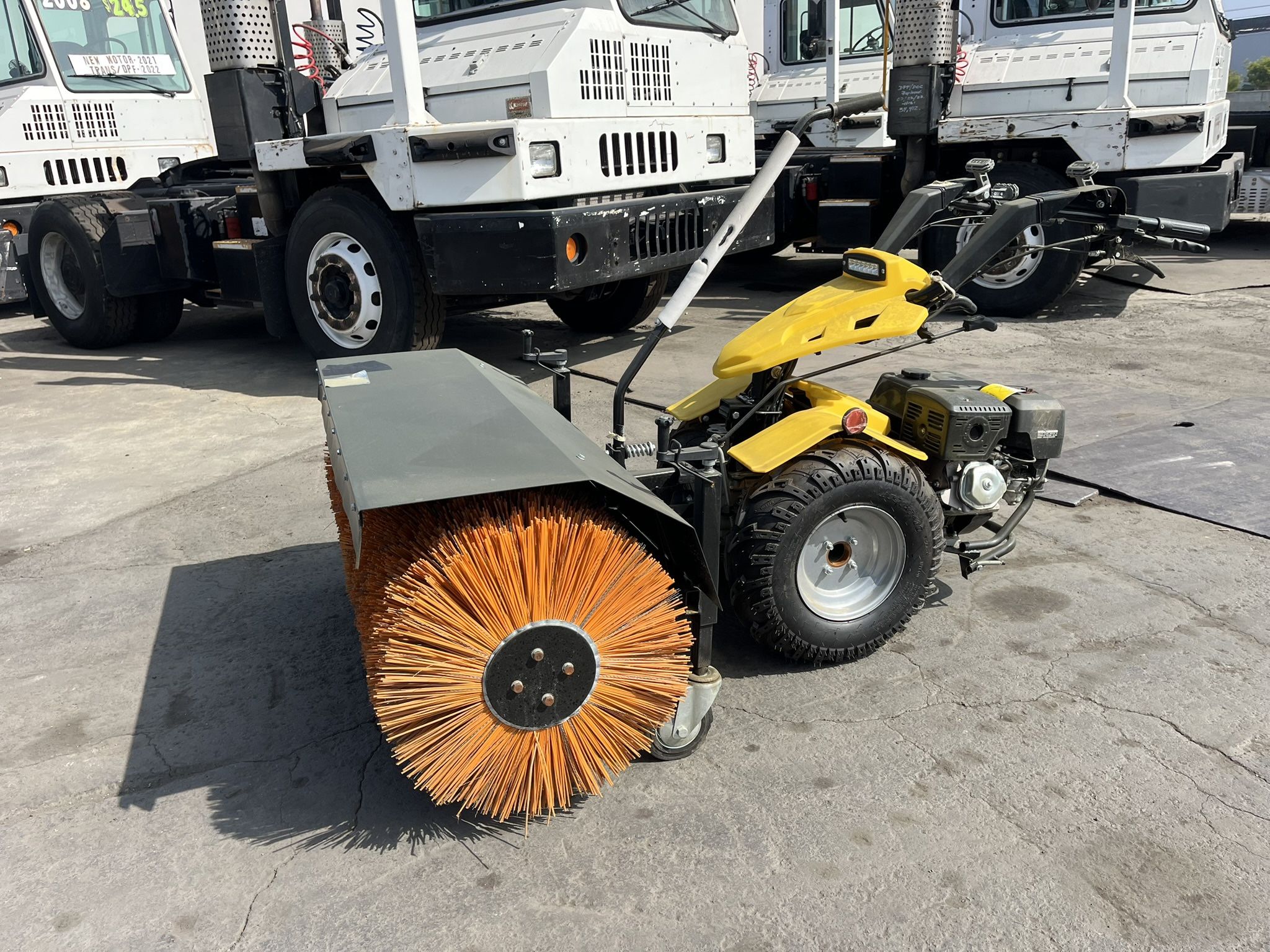 2024 Sweeper Walk Behind Brand New Gas Engine