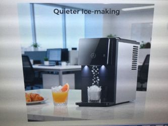 COWSAR NUGGET COUNTERTOP ICE MAKER, AUTOMATIC ICE DISPENCER, 33LBS/DAY CHEWABLE PELLET ICE MACHINE WITH SELF CLEANING, MEASURED DISPENCING