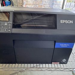 Epson Colorworks C6500A 8”color Inkjet Label Printer With Auto Cutter