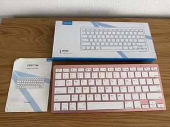 OMOTON KB066 Wireless Keyboard Rose Gold