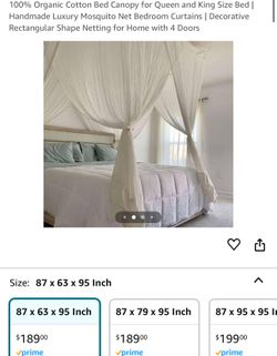Queen Size Canopy