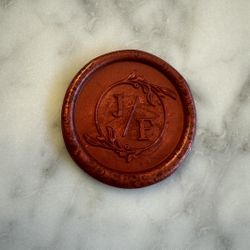 J And F red Wax Seals 250 Envelope Wedding 