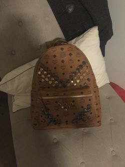 Brand new 100% authentic MCM Large backpack studded