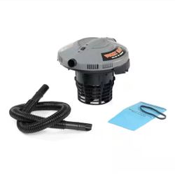 Bucket Head 5 Gallon 1.75 Peak HP Wet Dry Vacuum Powerhead Shop Vac with Filter Bag and Hose (compatible with 5 Gal. Homer Bucket)