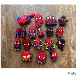 Spiderman, Croc Charms Bundle
