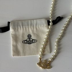 Vivienne Westwood Pearl Choker Necklace