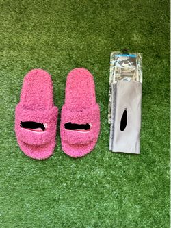 Balenci Fur Slides (9.5US/43EU)