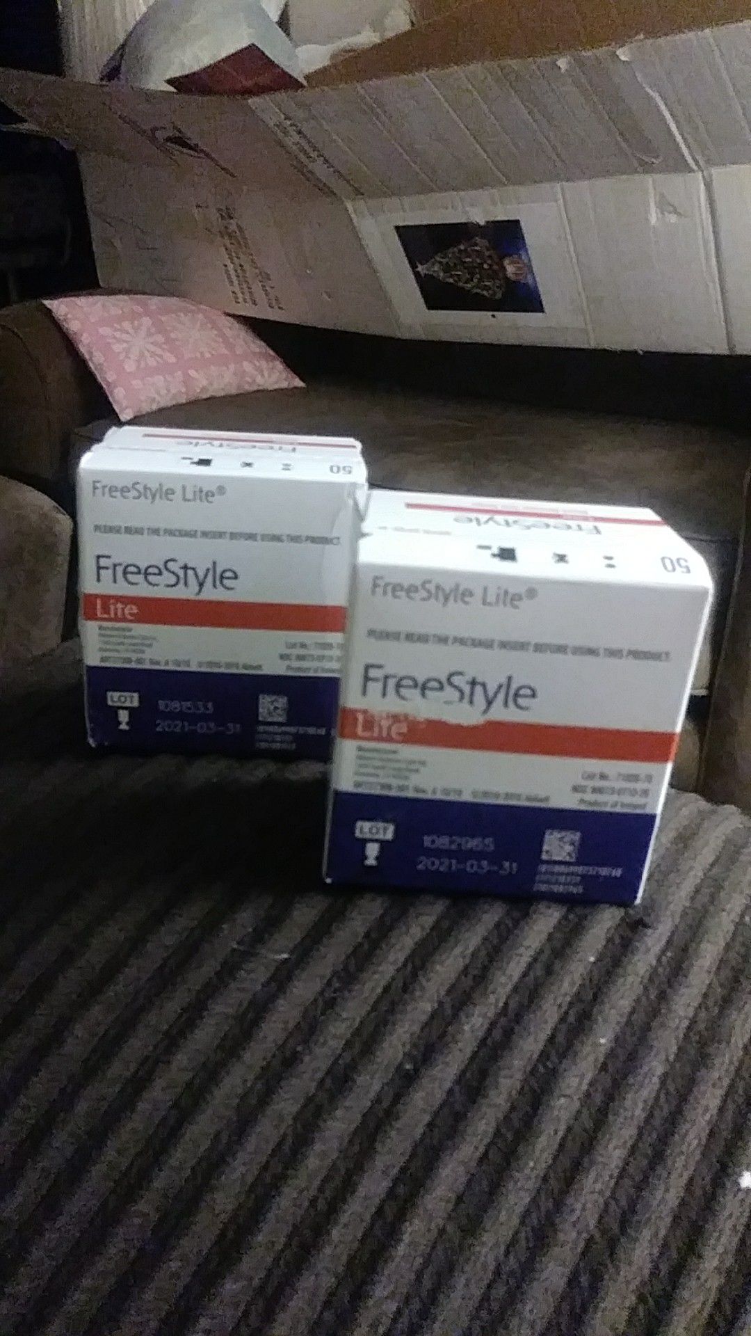 Free style lite diabetic test strips