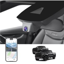 Brand New In The Box- 4K Dash Cam for Chevy Silverado 1-2026 2500 HD/3500 HD 2024-2026 (19 Vents),WT RST LTZ Custom Trail Boss High Country ZR